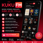 Kuku FM Premium 1 Month Subscription promotional banner featuring audiobooks, audio stories, podcasts and premium listening experience.